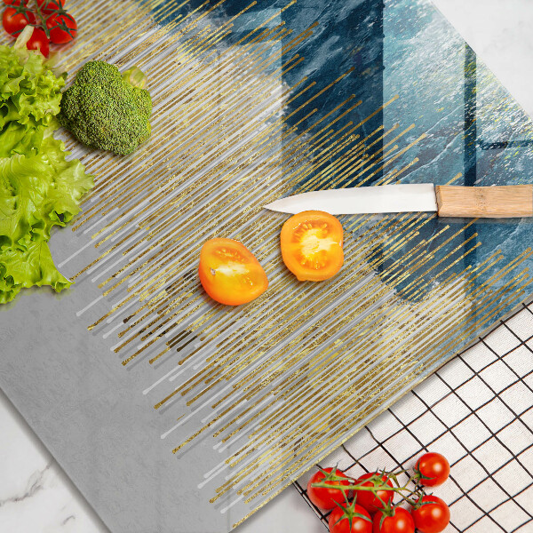 Tagliere in vetro Astrazione del designer