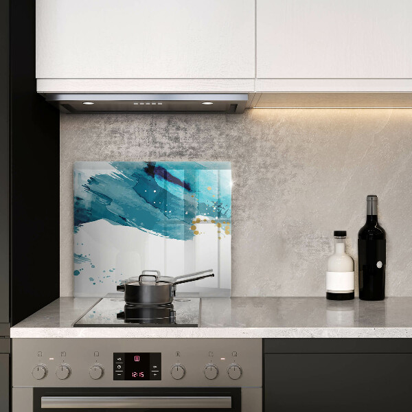 Tagliere in vetro Macchie blu