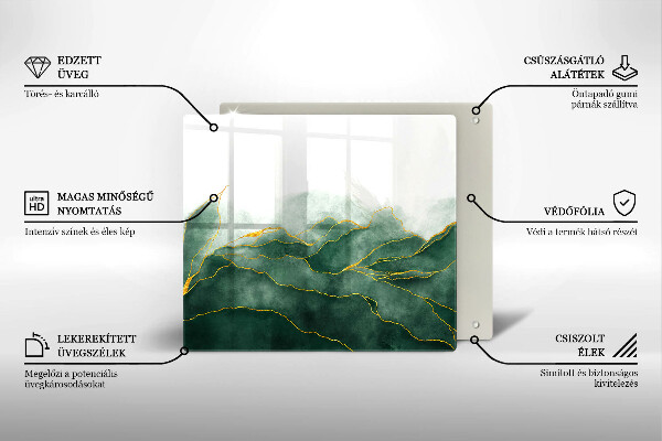 Tagliere in vetro Natura astratta