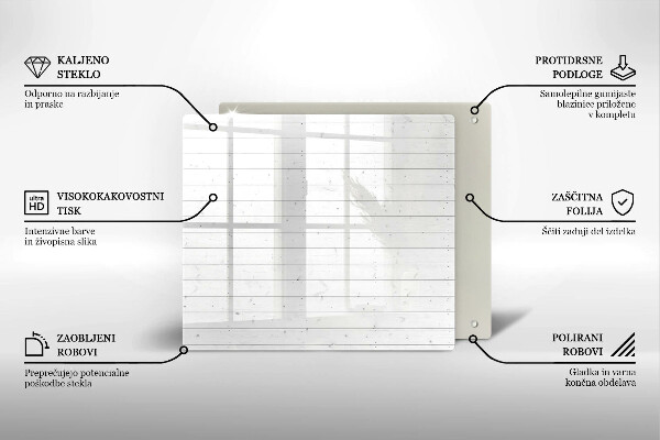 Tagliere in vetro temperato Tavole luminose moderne