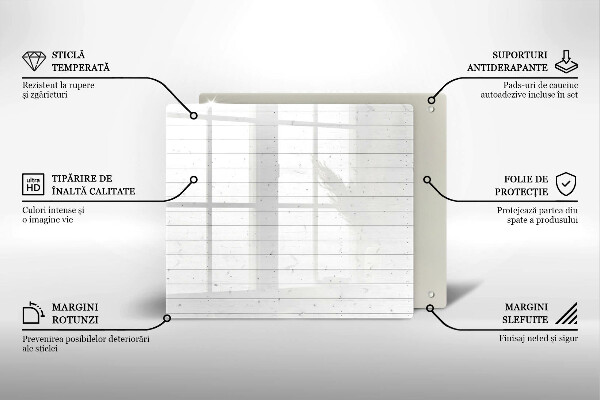 Tagliere in vetro temperato Tavole luminose moderne