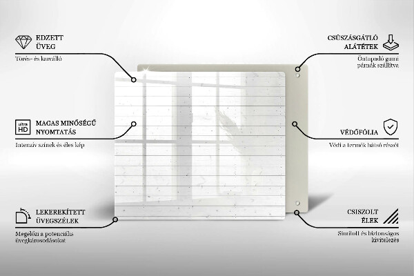 Tagliere in vetro temperato Tavole luminose moderne