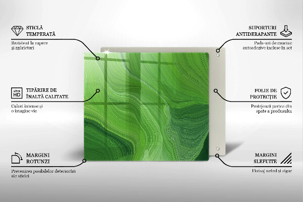 Tagliere in vetro temperato Trama astratta