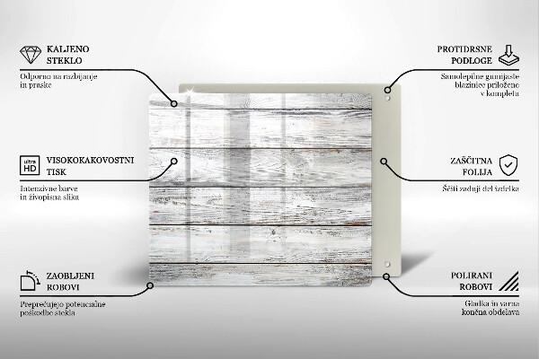 Tagliere in vetro temperato Tavole di legno luminose