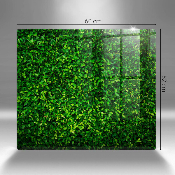 Tagliere in vetro temperato Pianta con foglie piccole