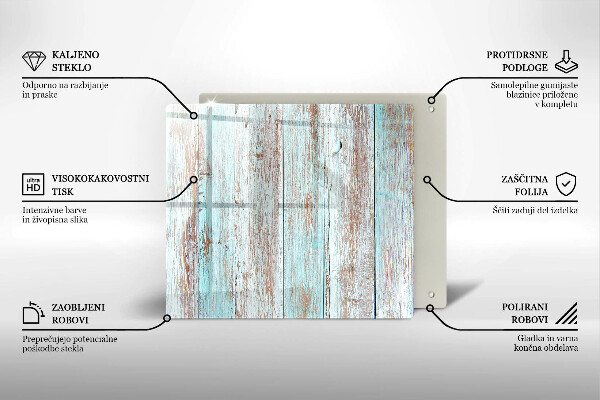 Tagliere in vetro temperato Vecchie tavole d'epoca