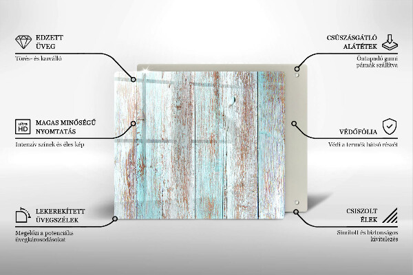 Tagliere in vetro temperato Vecchie tavole d'epoca