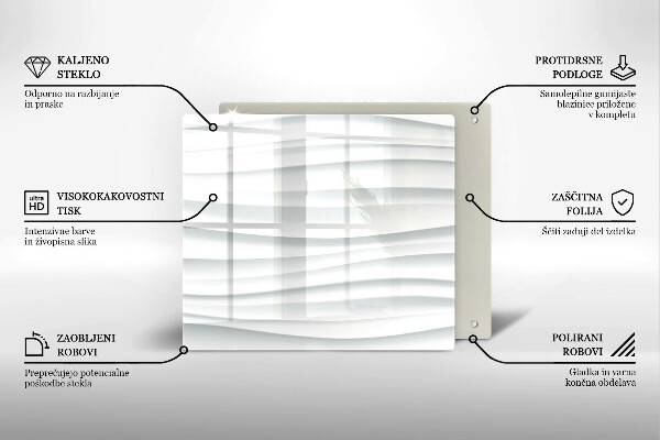 Tagliere in vetro temperato Struttura moderna