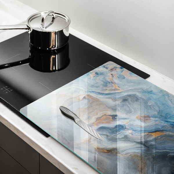 Tagliere in vetro temperato Trama di marmo