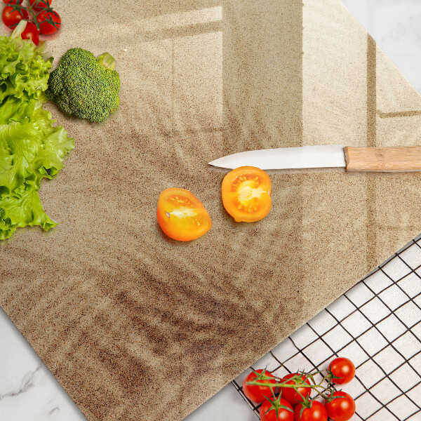 Tagliere in vetro Vacanza sulla spiaggia di sabbia