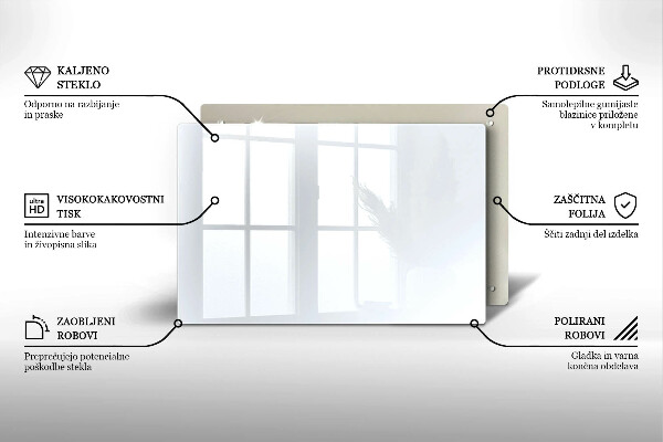 Tagliere in vetro Colore bianco