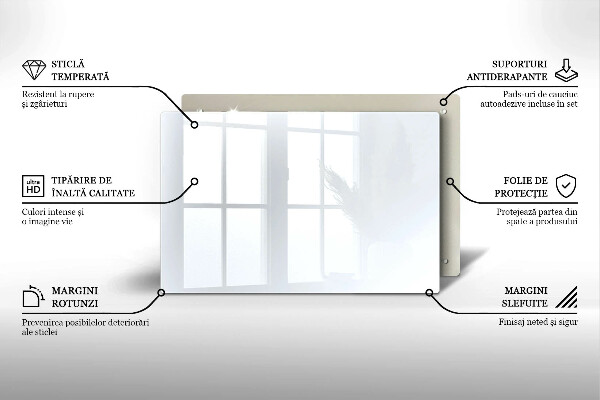 Tagliere in vetro Colore bianco