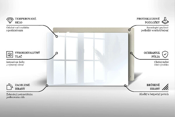 Tagliere in vetro Colore bianco