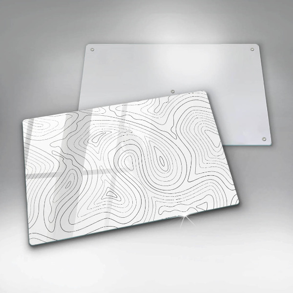 Tagliere in vetro temperato Forme astratte