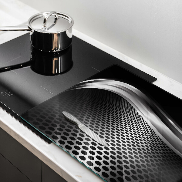 Tagliere in vetro Struttura in metallo