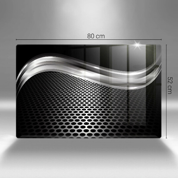 Tagliere in vetro Struttura in metallo