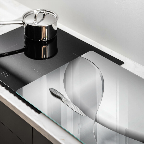 Tagliere in vetro temperato Disegno di linee astratte