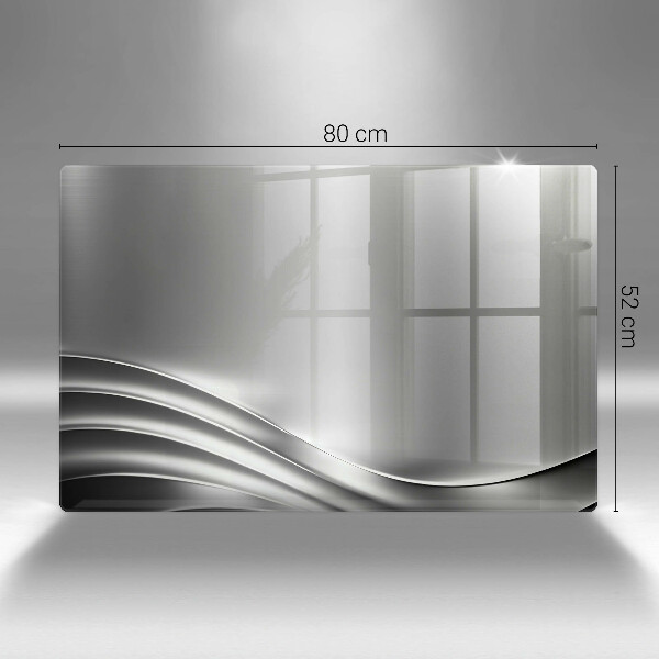 Tagliere in vetro Struttura in metallo