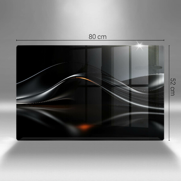 Tagliere in vetro Progettazione 3D astratta