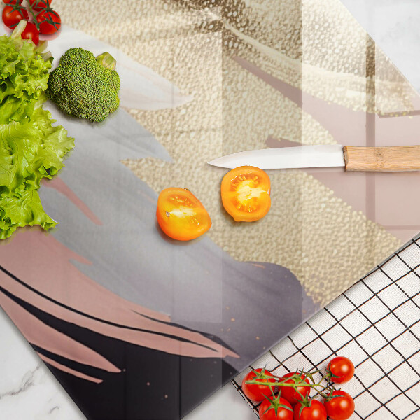 Tagliere in vetro Macchie pastello