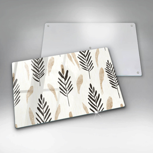 Tagliere in vetro Piante bohémien