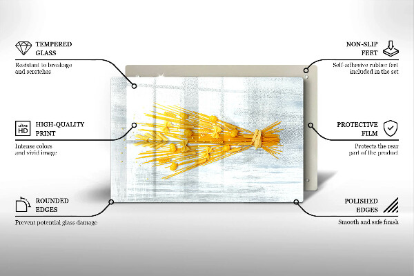 Tagliere in vetro Pasta