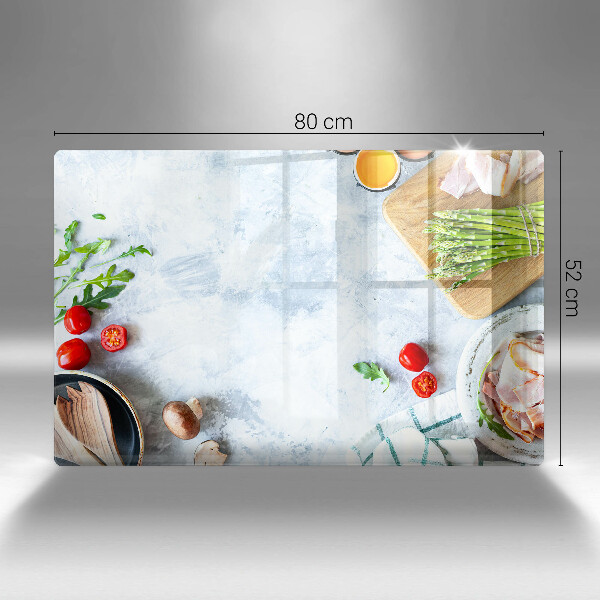 Tagliere in vetro Ingredienti in cucina