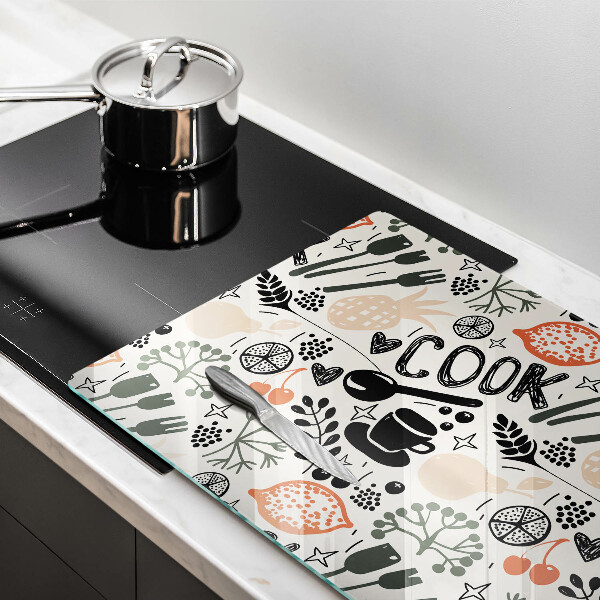 Tagliere in vetro Motivo della cucina dei cartoni animati