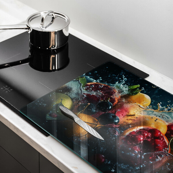 Tagliere in vetro Frutta in acqua