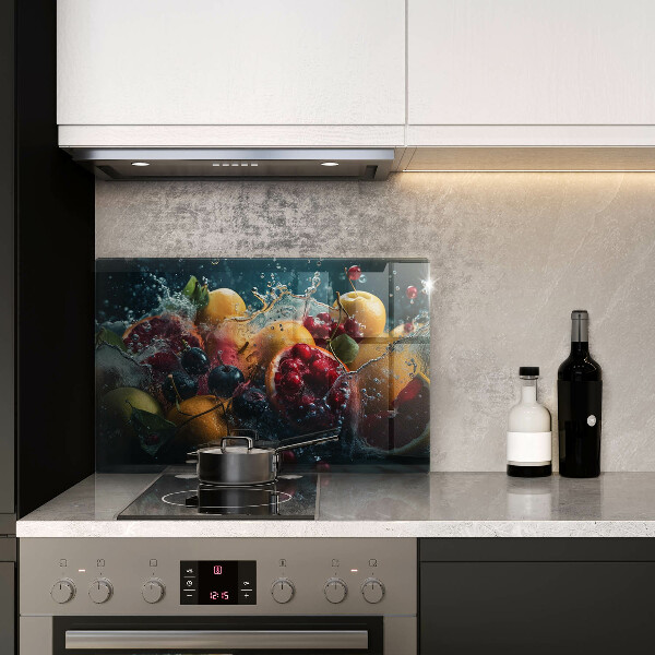 Tagliere in vetro Frutta in acqua