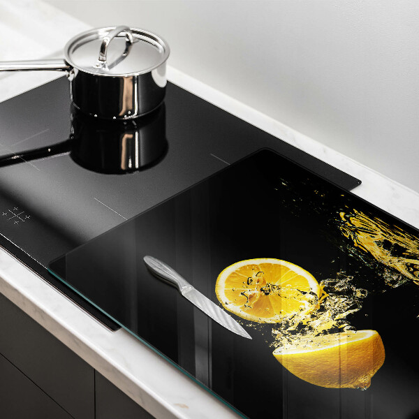 Tagliere in vetro temperato Succoso frutto di limone