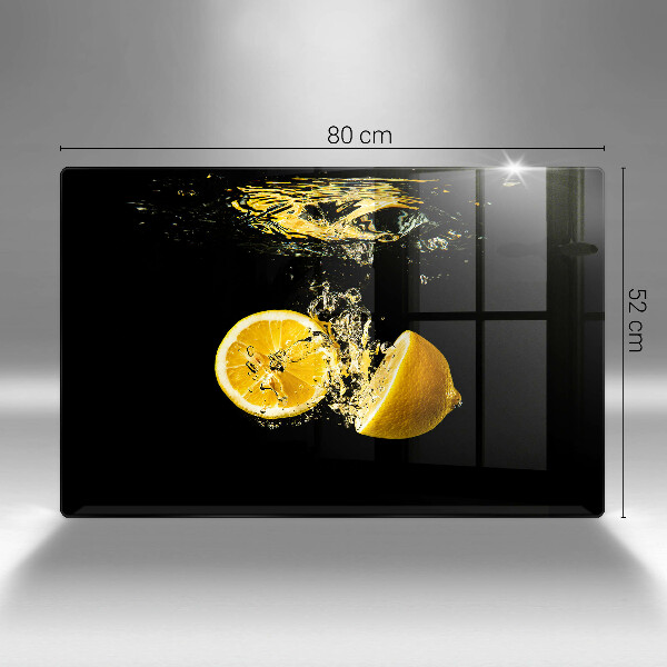 Tagliere in vetro temperato Succoso frutto di limone