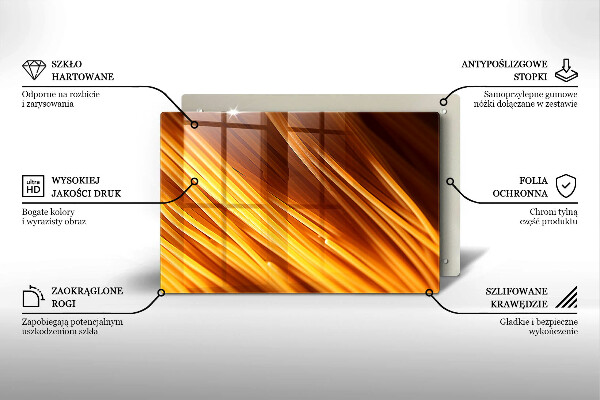 Tagliere in vetro Spaghetti