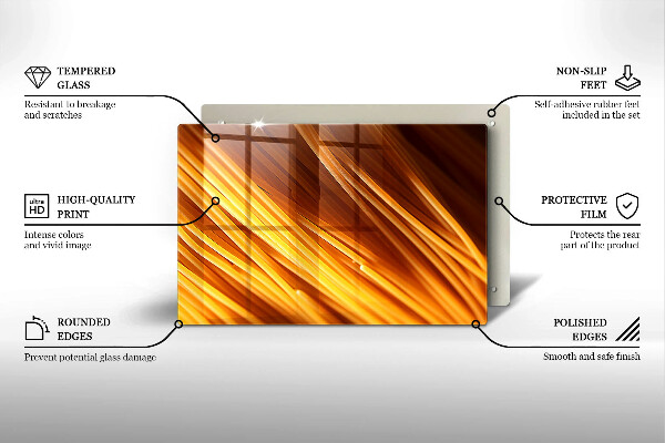 Tagliere in vetro Spaghetti