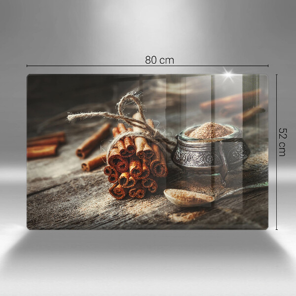 Tagliere in vetro Baccelli di vaniglia