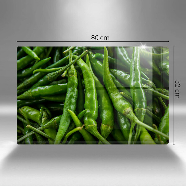 Tagliere in vetro Baccelli di piselli