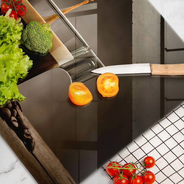 Tagliere in vetro Vetro e chicchi di caffè