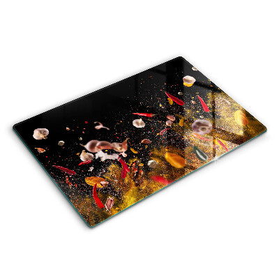 Tagliere in vetro Spezie piccanti