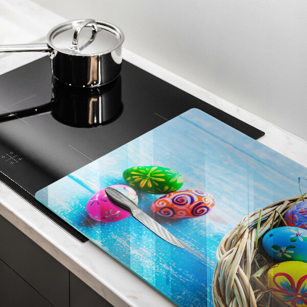 Tagliere in vetro temperato Uova di Pasqua Uova di Pasqua