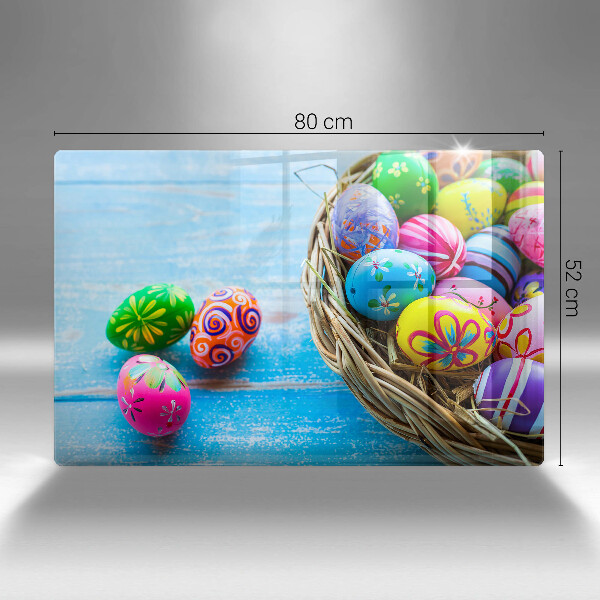 Tagliere in vetro temperato Uova di Pasqua Uova di Pasqua