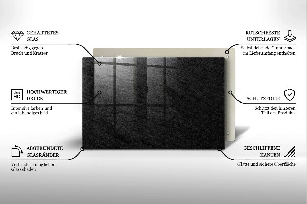 Tagliere in vetro Trama di pietra