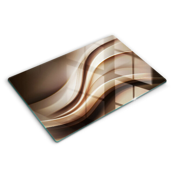 Tagliere in vetro temperato Linee delicate di astrazione