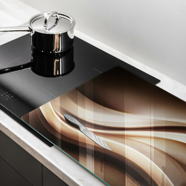 Tagliere in vetro temperato Linee delicate di astrazione