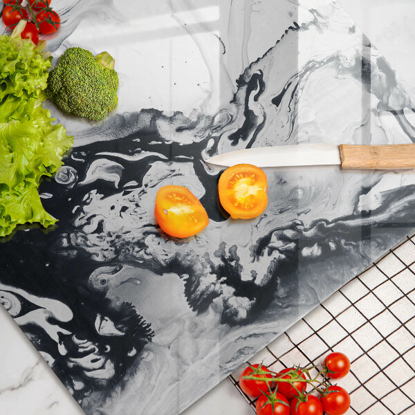 Tagliere in vetro temperato Astrazione dell'inchiostro