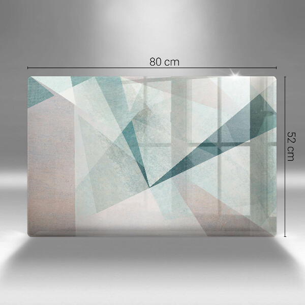 Tagliere in vetro temperato Astrazione tagliente