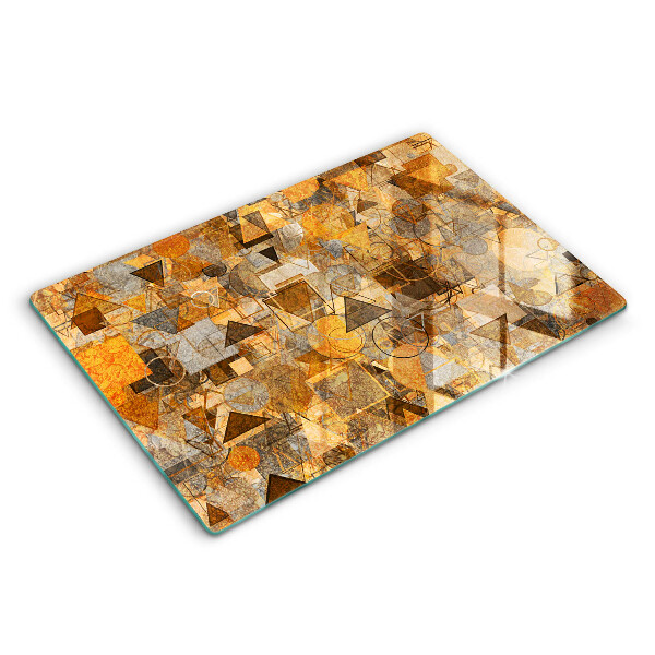 Tagliere in vetro temperato Modello senza giunture di figure geometriche