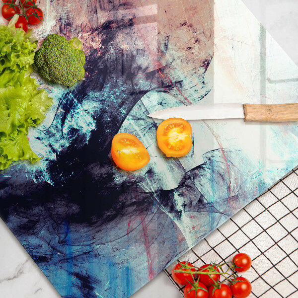 Tagliere in vetro temperato Astrazione dipinta