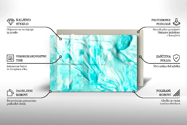 Tagliere in vetro Pitture astratte