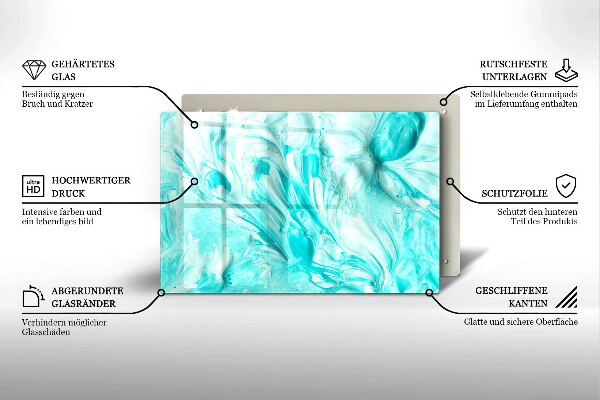 Tagliere in vetro Pitture astratte