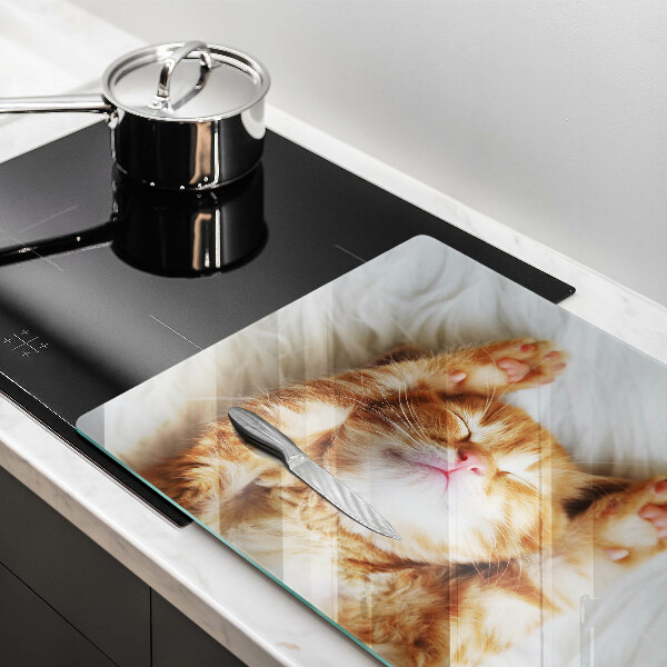 Tagliere in vetro temperato Piccolo gattino carino